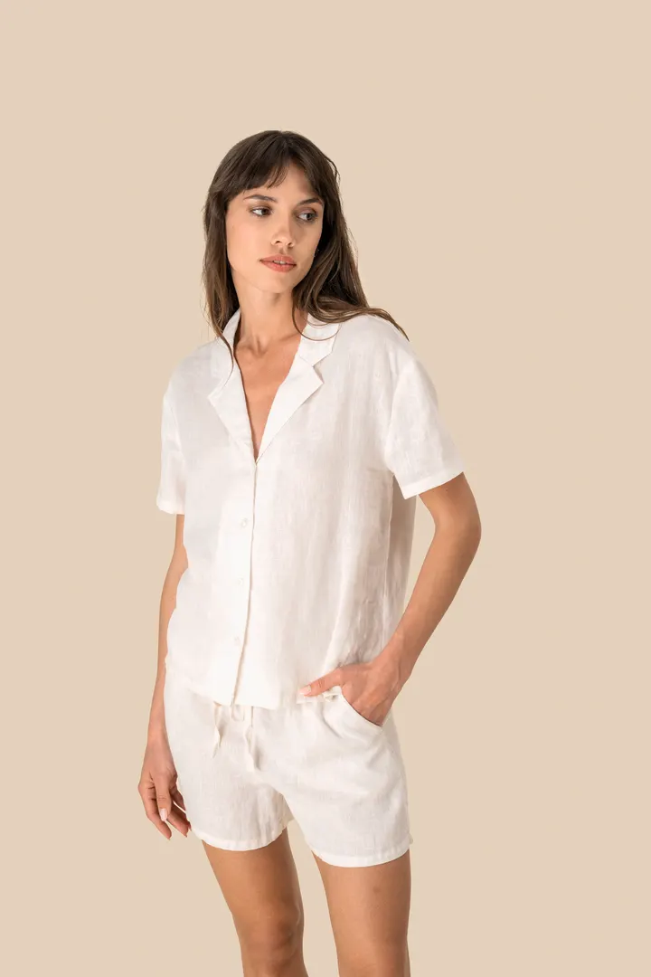 Leinenshorts für Damen 5
