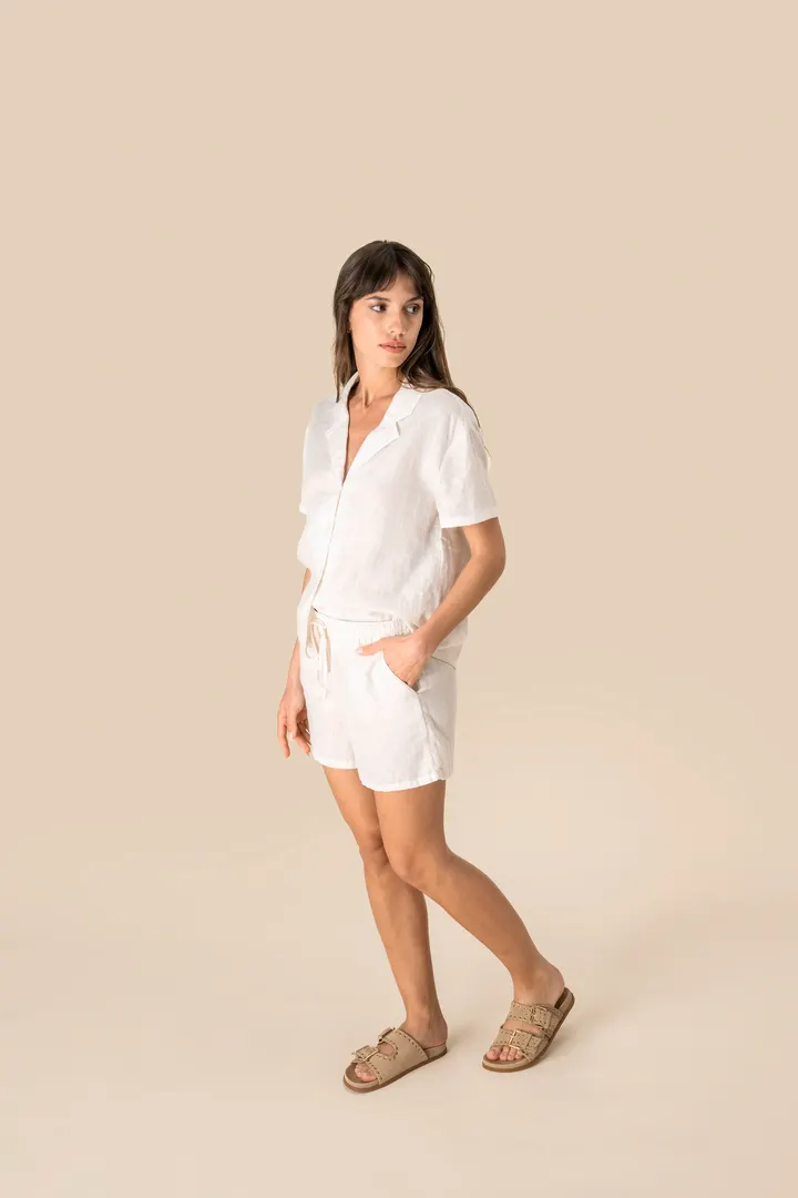 Leinenshorts für Damen 6