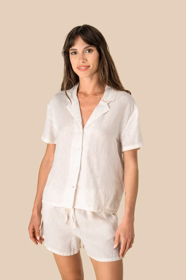 Leinenshorts für Damen 7