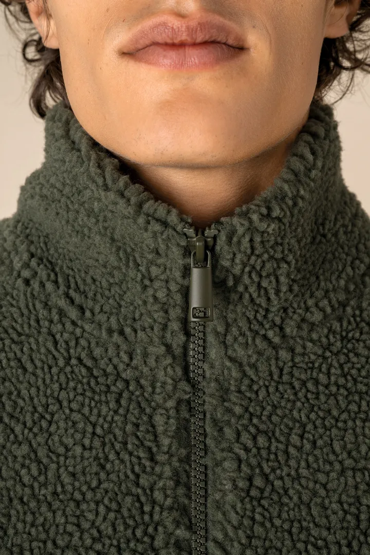 Ärmellose Sherpa-Jacke für Herren 6