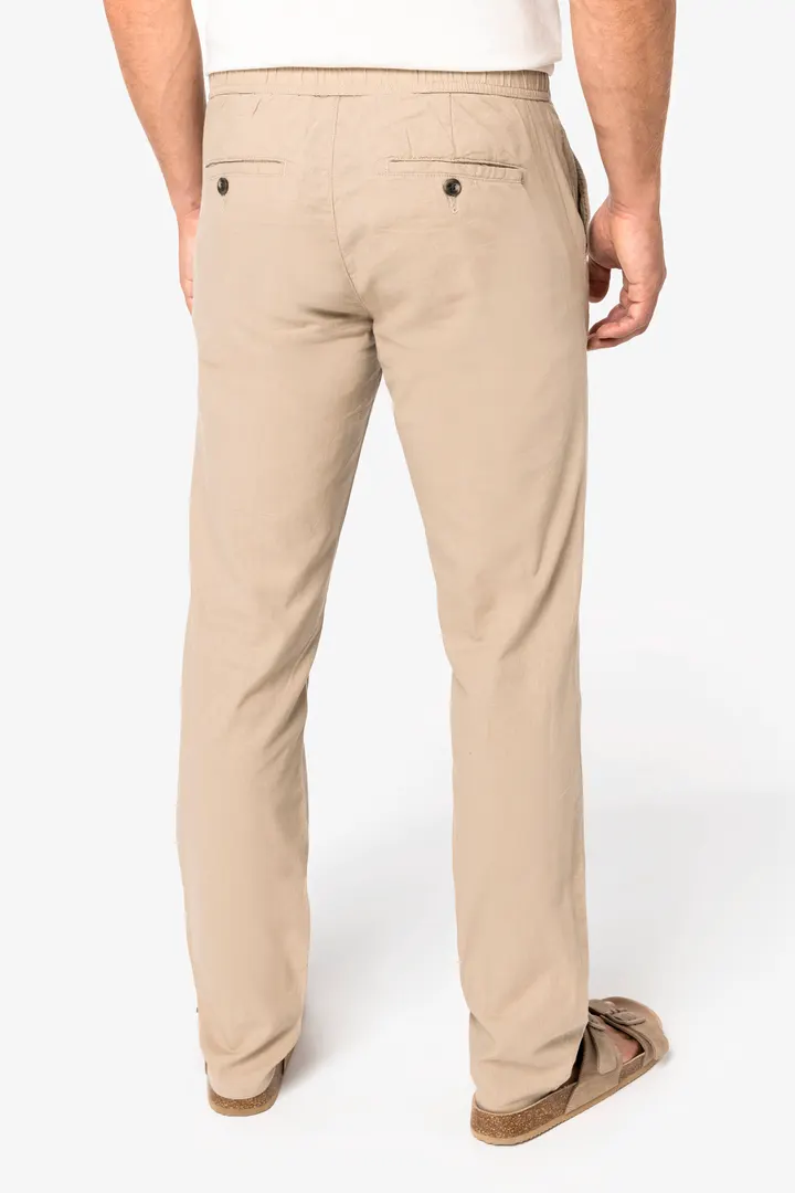 Umweltfreundliche Herrenhose aus Bio-Leinen und Bio-Baumwolle 5
