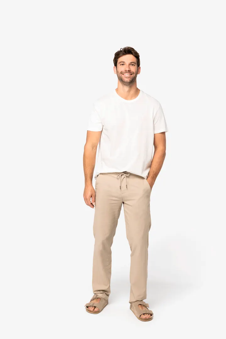 Umweltfreundliche Herrenhose aus Bio-Leinen und Bio-Baumwolle 2