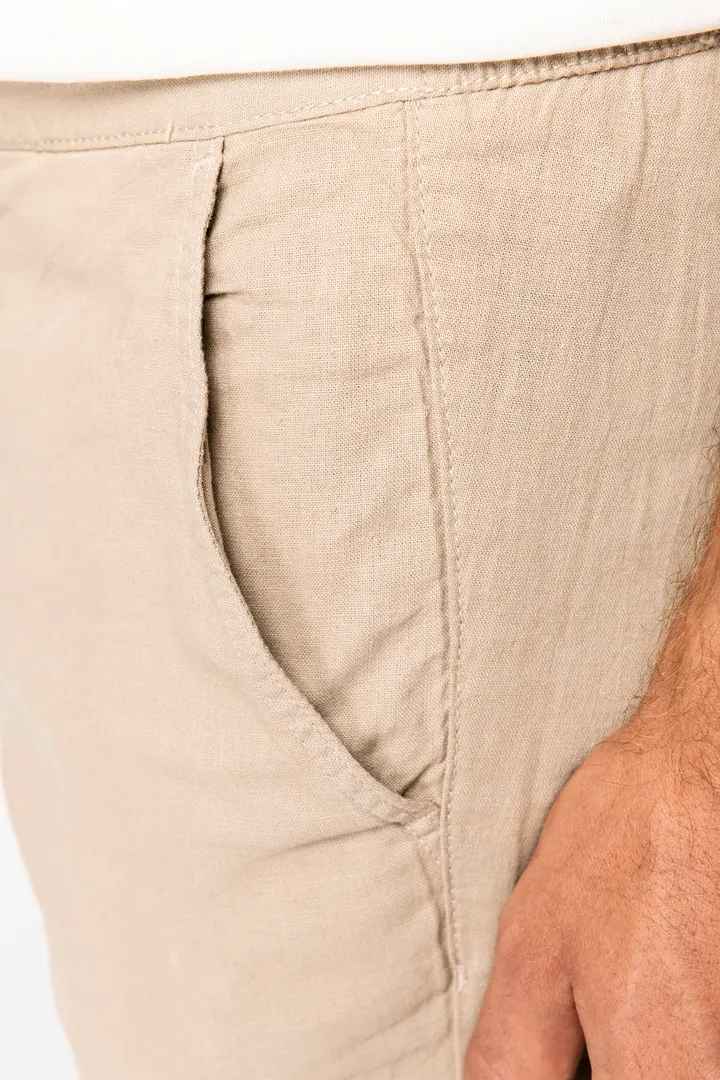 Umweltfreundliche Herrenhose aus Bio-Leinen und Bio-Baumwolle 4