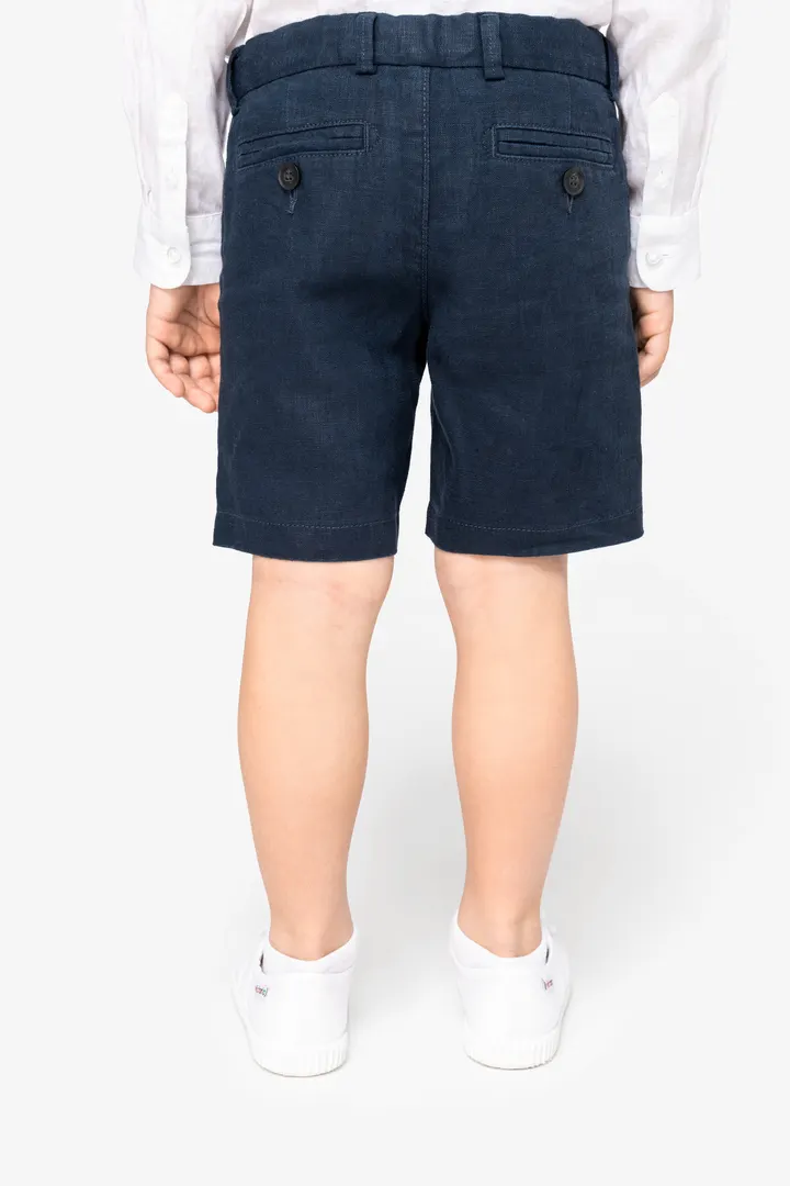 Bermuda-Shorts aus Leinen für Jungen 2