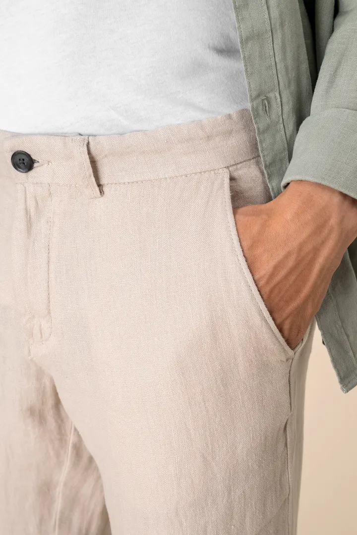 Pantalon en lin homme 3