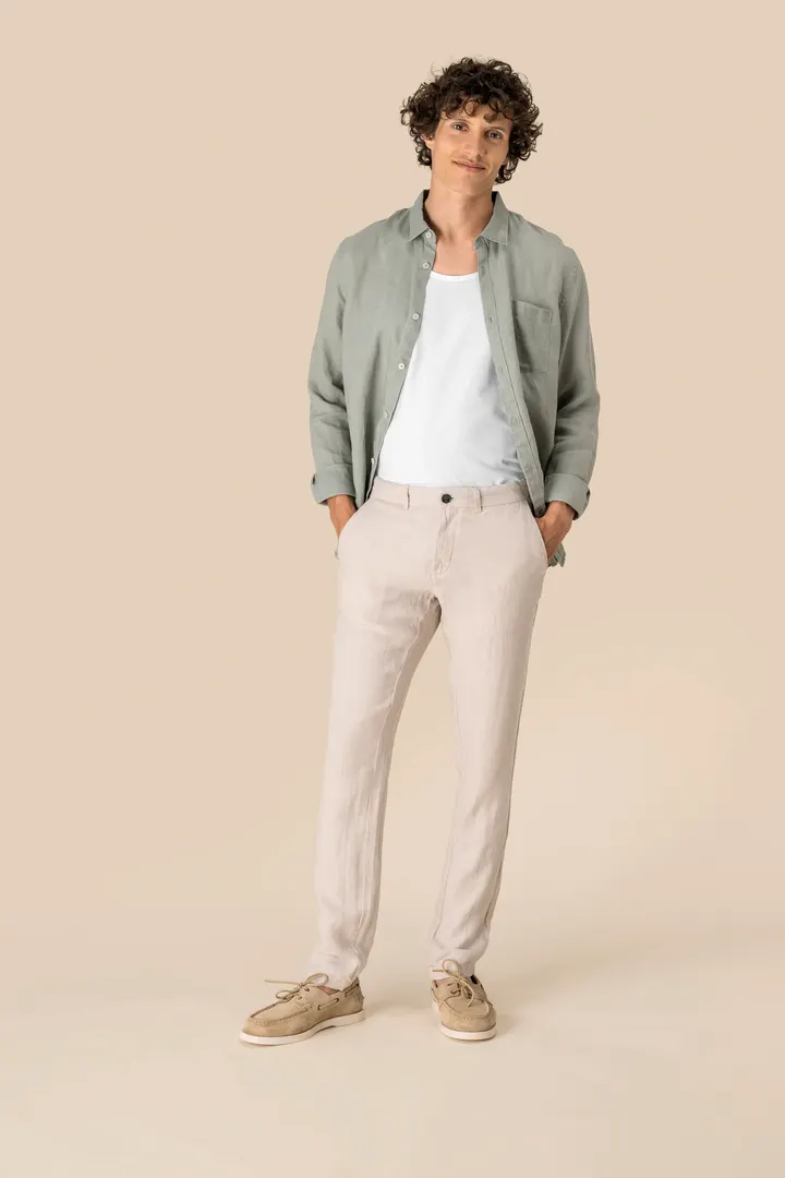 Pantalon en lin homme 8