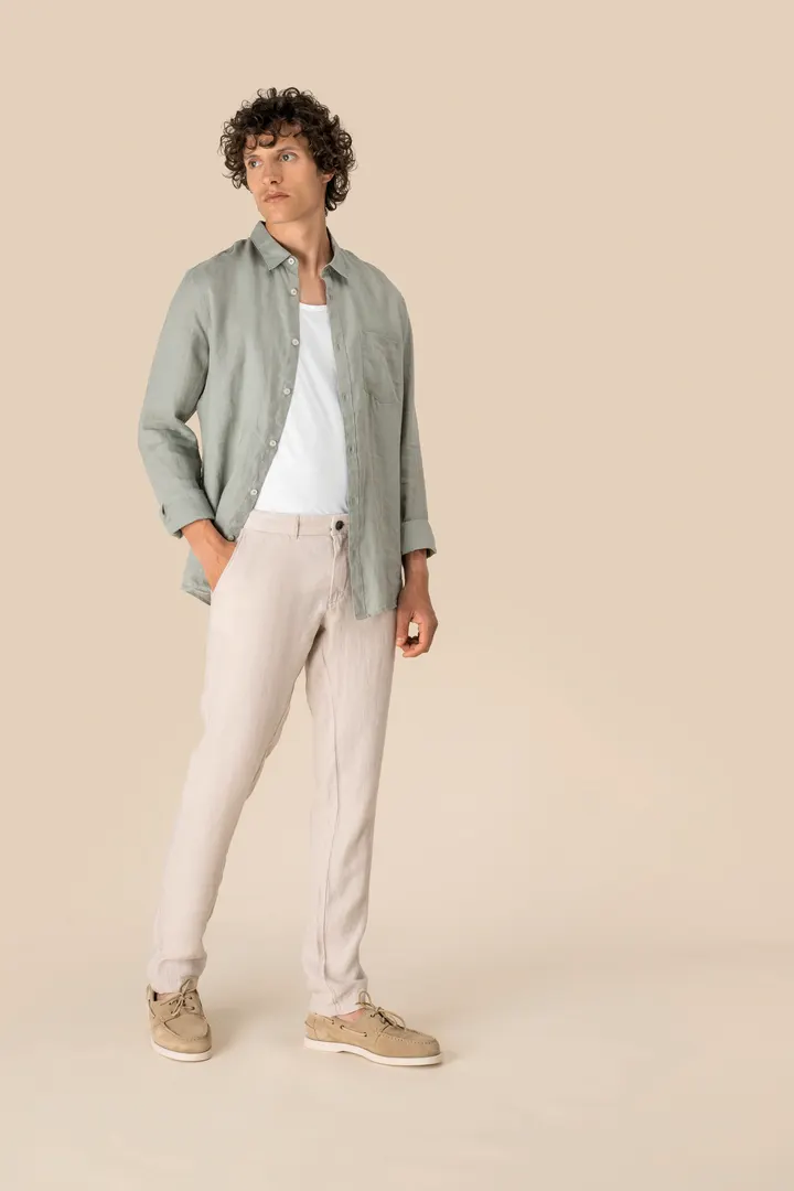 Pantalon en lin homme 9
