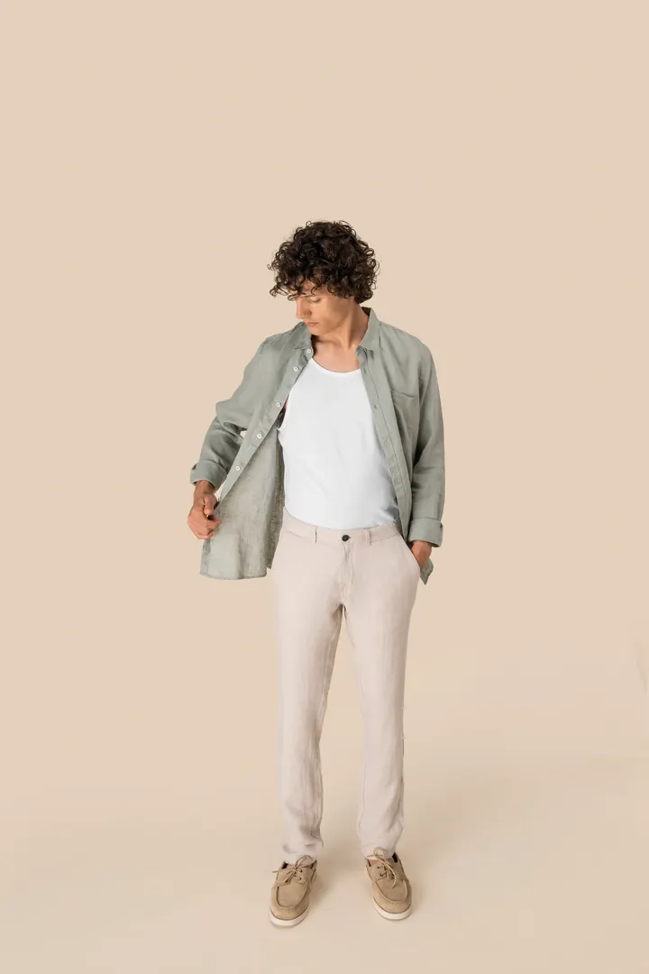 Pantalon en lin homme 10