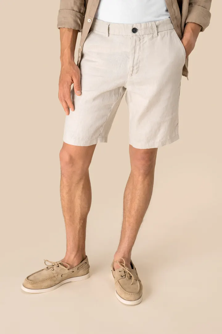 Bermuda-Shorts aus Leinen für Herren 4