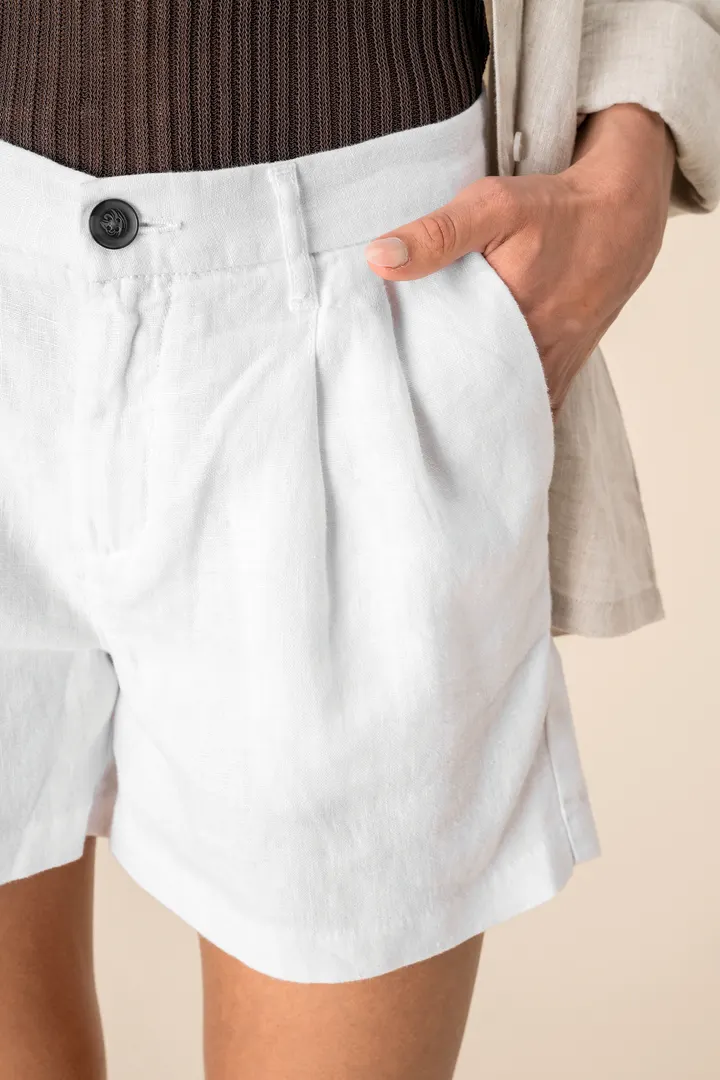 Leinenshorts für Damen 5