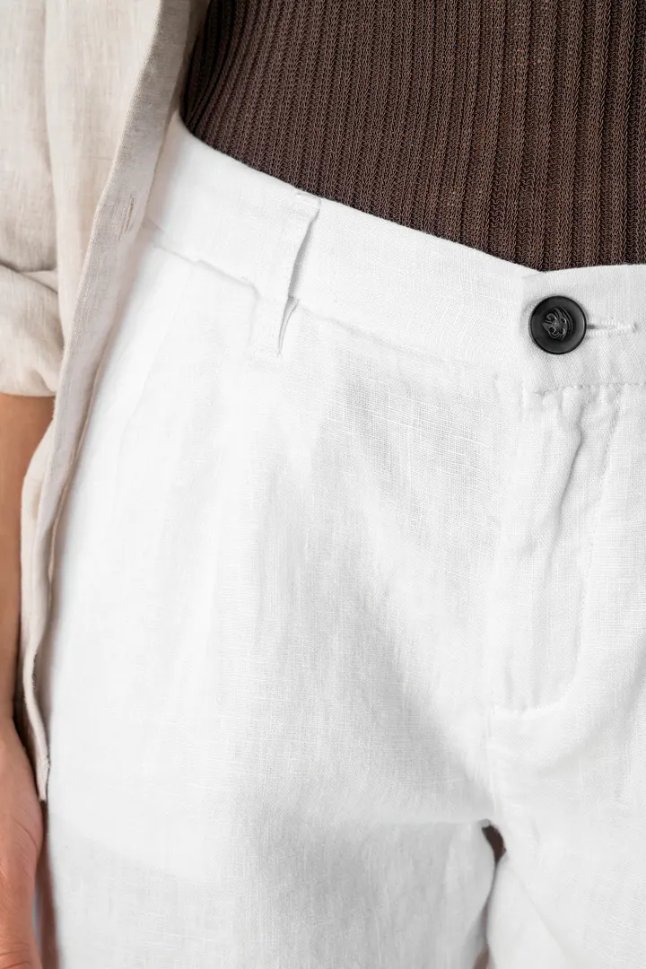 Leinenshorts für Damen 6