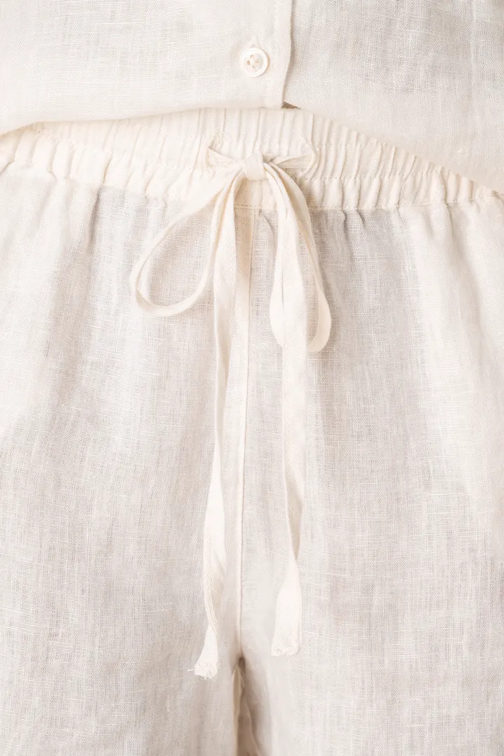 Leinenshorts für Damen 2