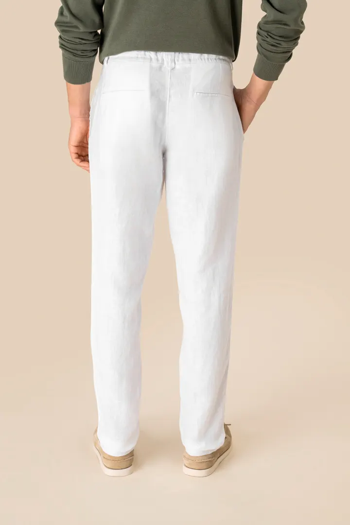 Pantalon délavé en lin homme 6