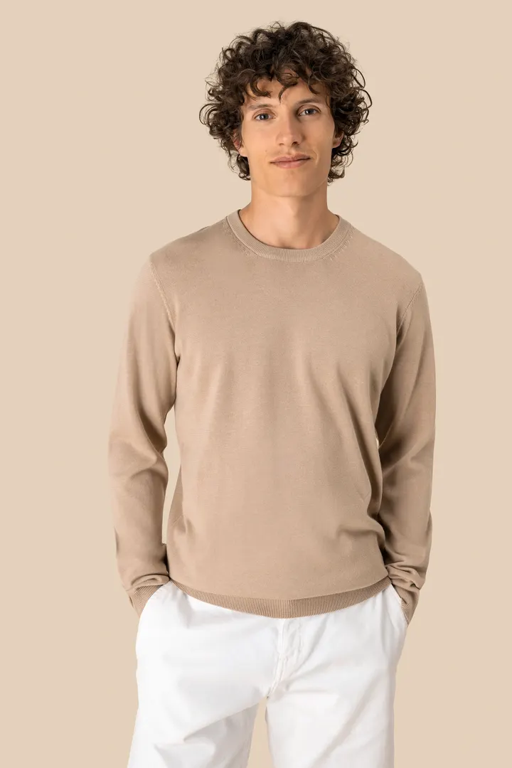 Pull écoresponsable à col rond homme 2
