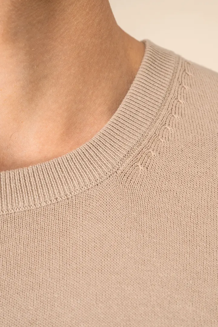 Pull écoresponsable à col rond homme 7