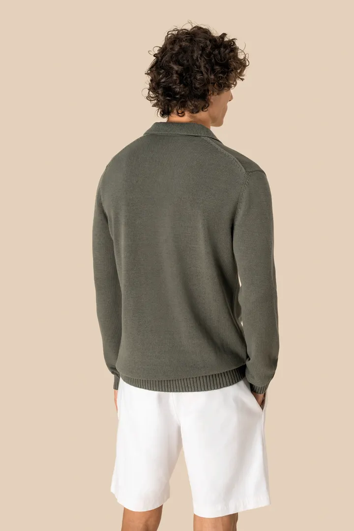 Pull homme à col polo 4