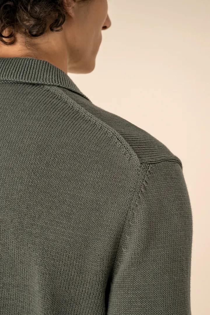 Pull homme à col polo 5
