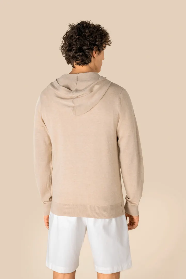 Pull écoresponsable à capuche en lyocell homme 3