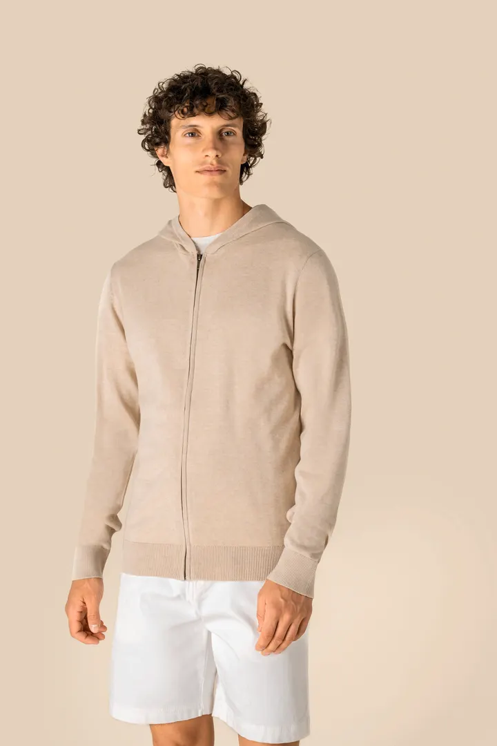 Pull écoresponsable à capuche en lyocell homme 7