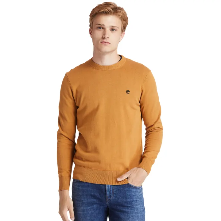 Pull coton bio col rond williams river 1