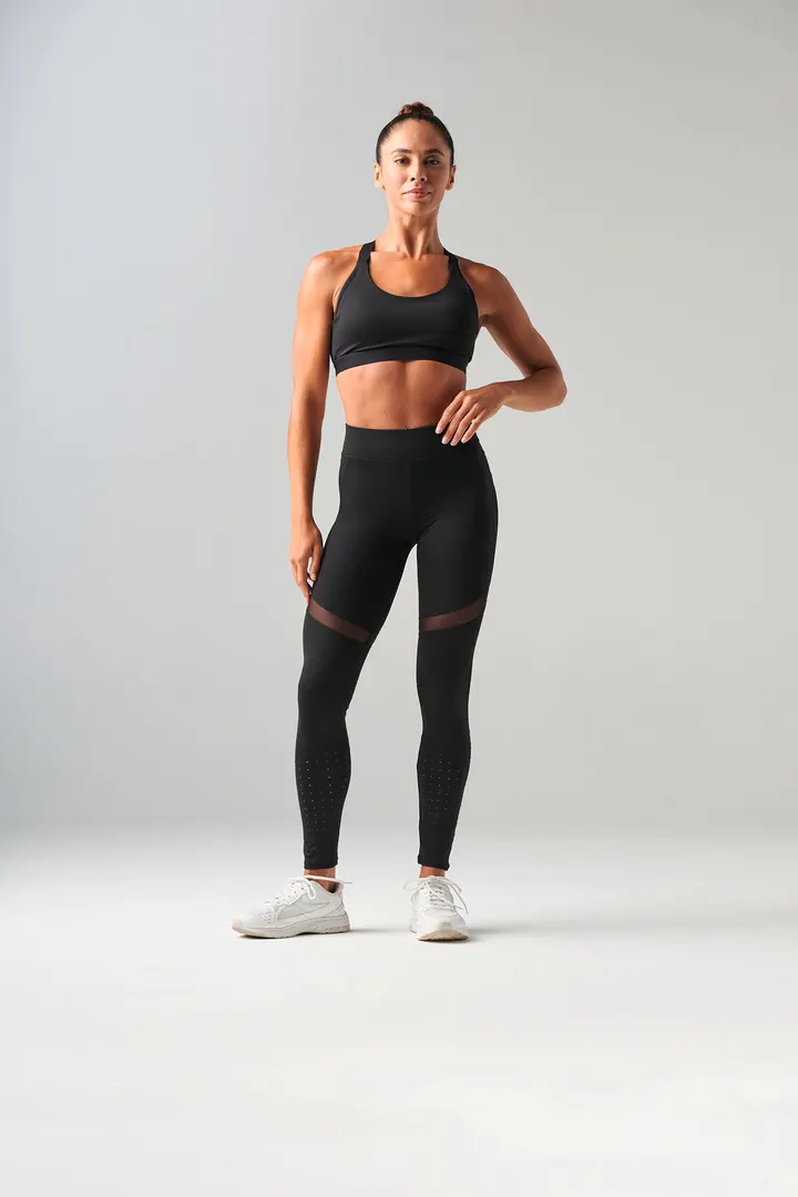 Legging mit Meshdetail 1