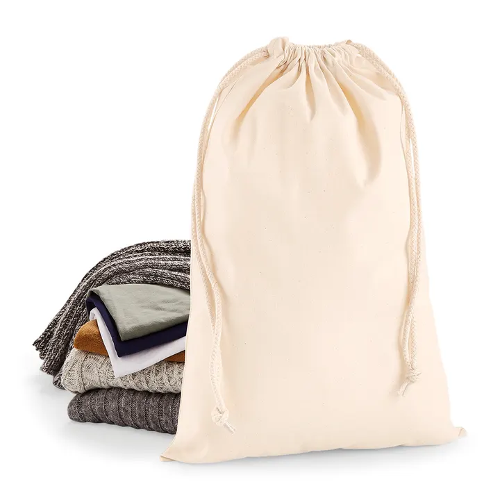 Sac cordelette en coton premium 3