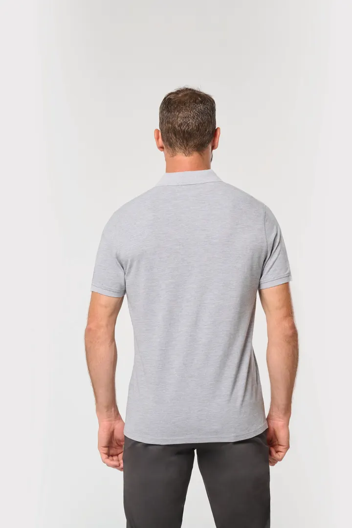 Bio-Baumwolle Unisex-Poloshirt mit Brusttasche 7