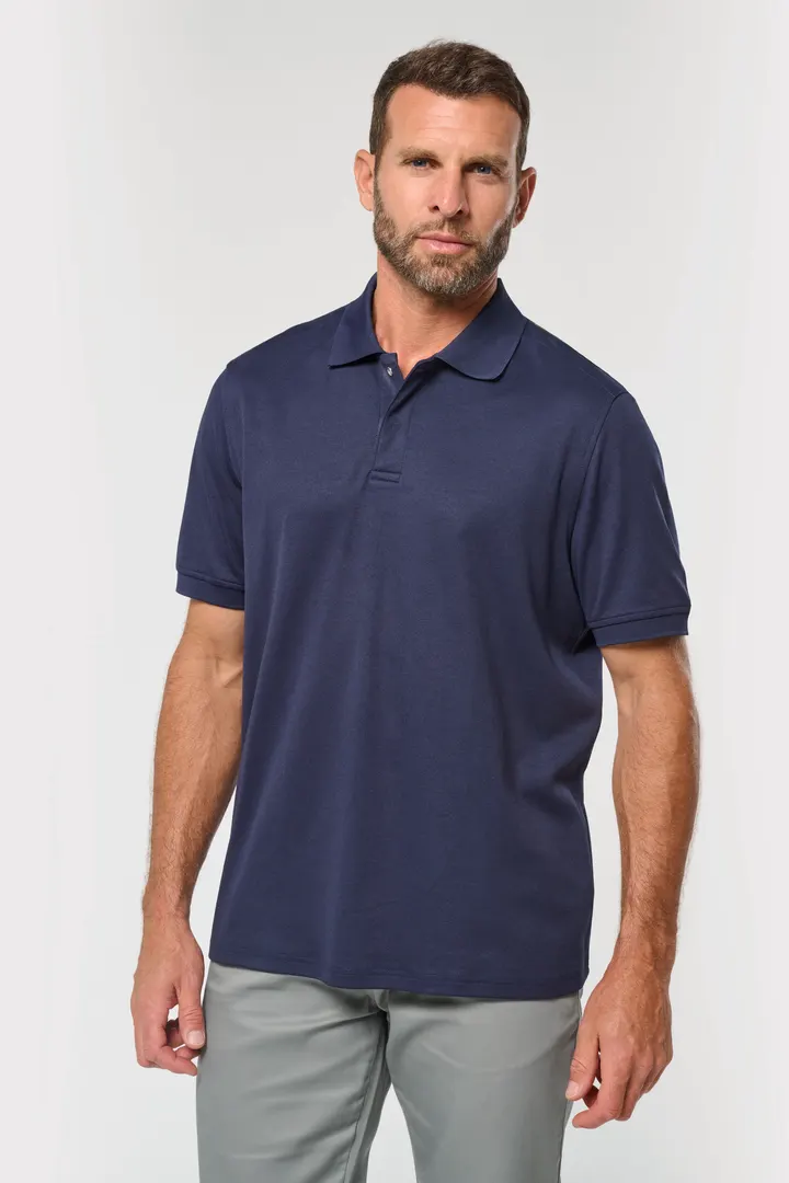 Umweltfreundliches Unisex-Polohemd aus Baumwolle/Polyester 11