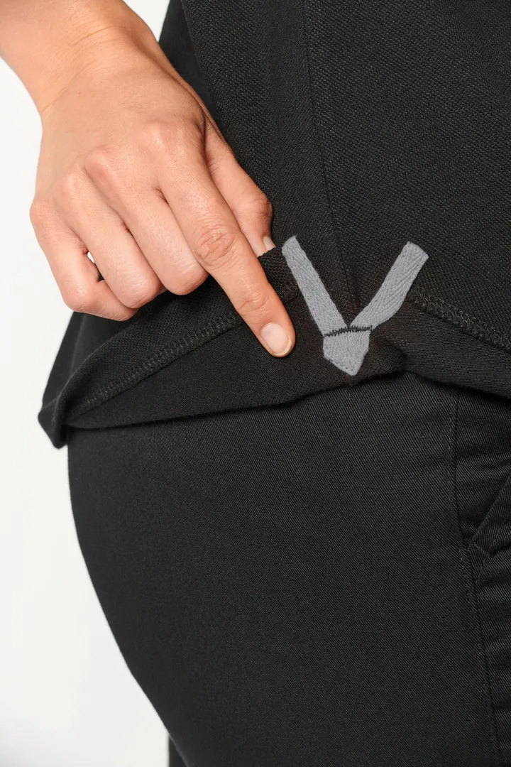 Polo bicolore écoresponsable manches courtes unisexe 29
