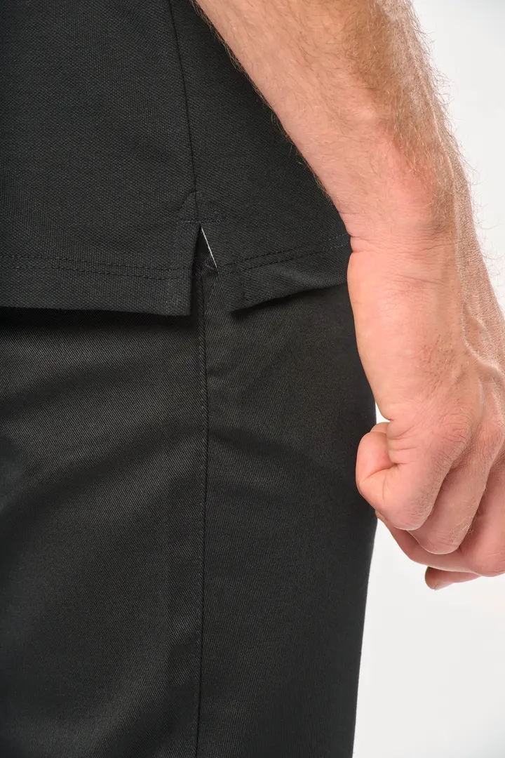 Polo bicolore écoresponsable manches courtes unisexe 6