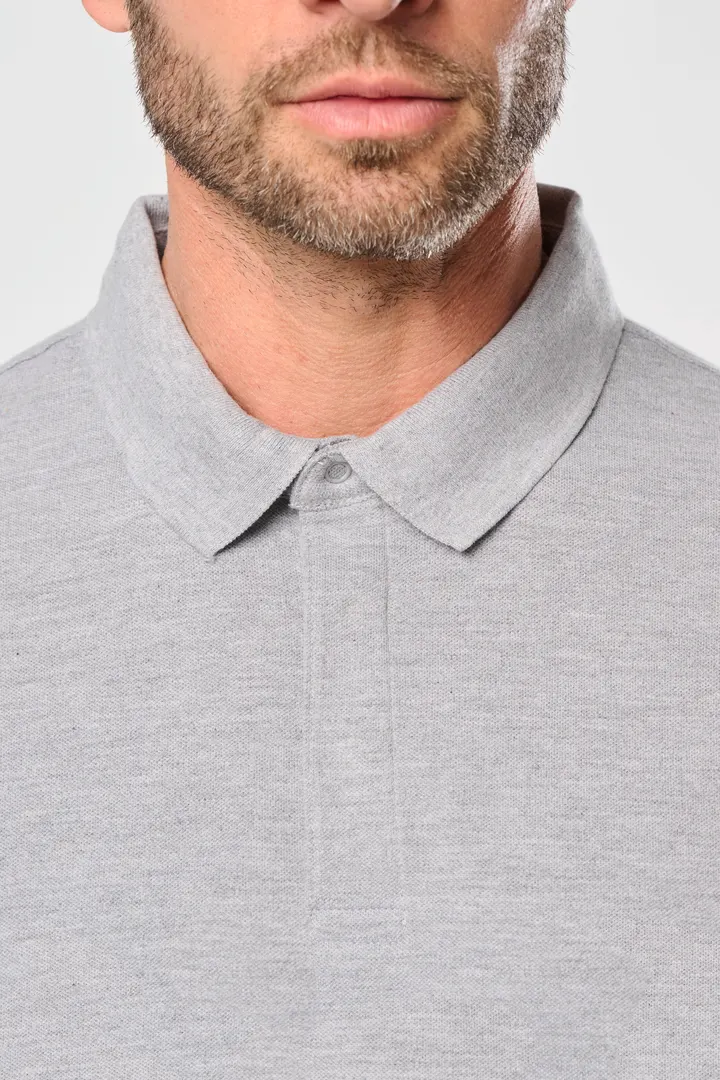 Polo col boutons pression manches courtes homme 9