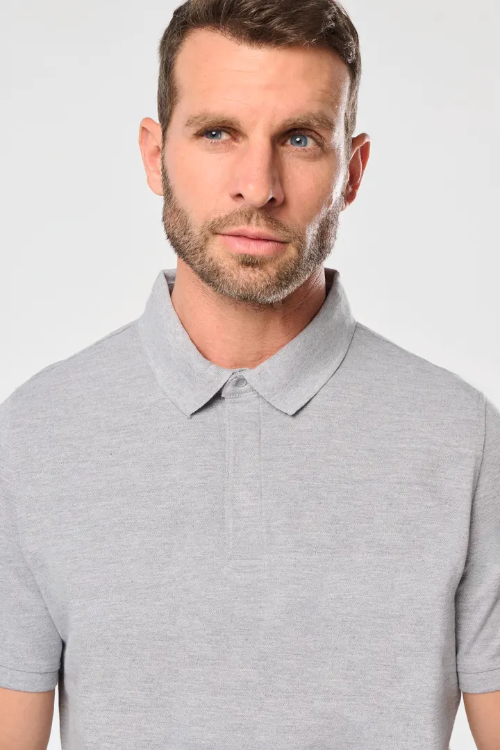 Polo col boutons pression manches courtes homme 10
