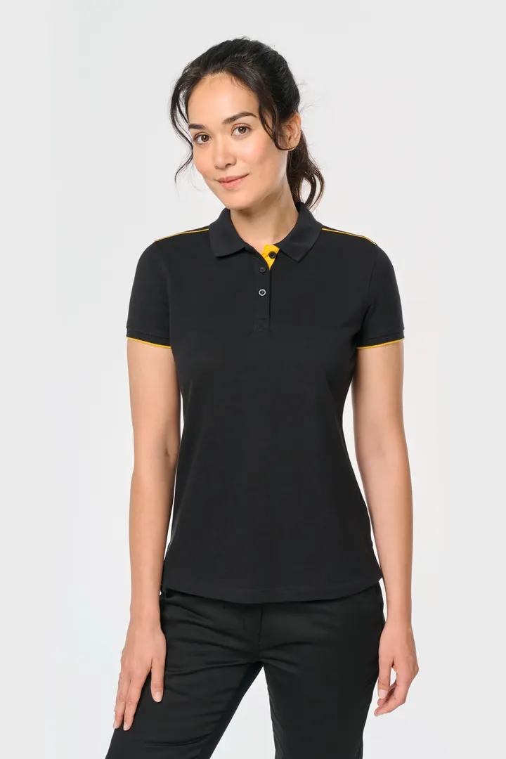 Polo Day To Day contrasté manches courtes femme 22
