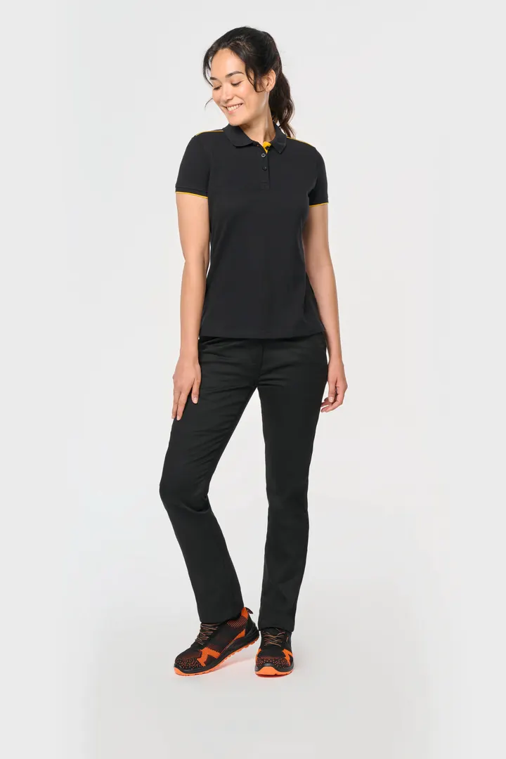 Polo Day To Day contrasté manches courtes femme 23