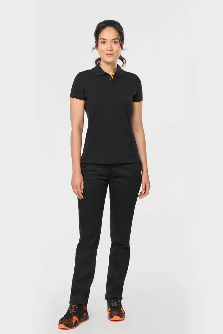Polo Day To Day contrasté manches courtes femme 24