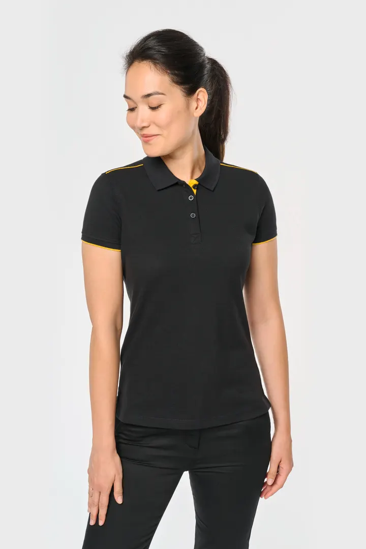 Polo Day To Day contrasté manches courtes femme 3