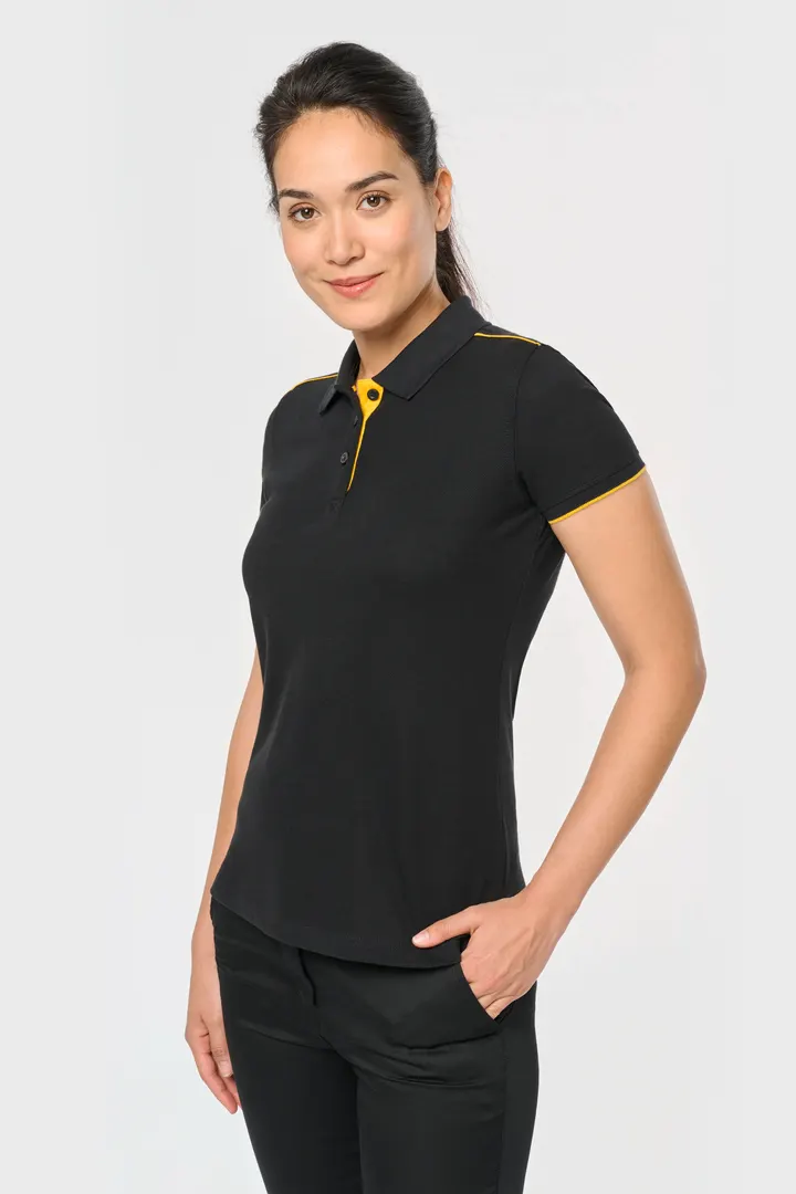 Polo Day To Day contrasté manches courtes femme 7