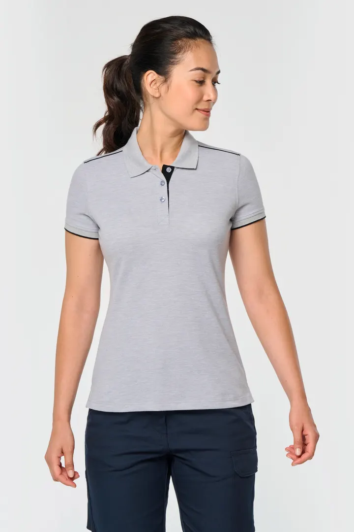 Polo Day To Day contrasté manches courtes femme 8