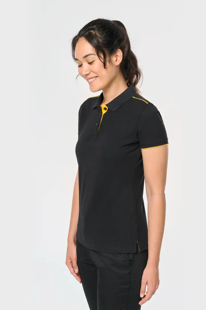 Polo Day To Day contrasté manches courtes femme 2