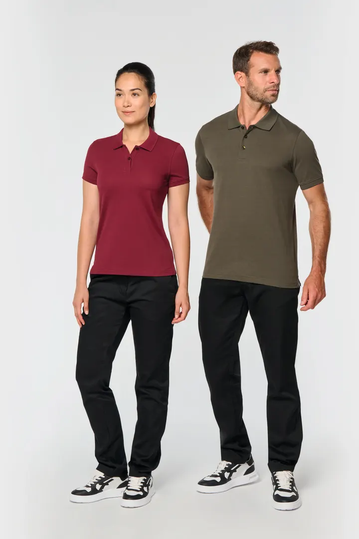Kurzarm-Polohemd für Damen 32