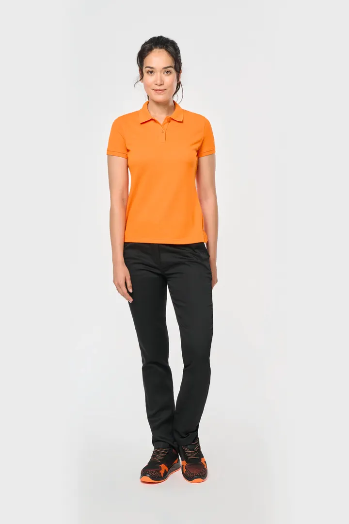 Kurzarm-Polohemd für Damen 15