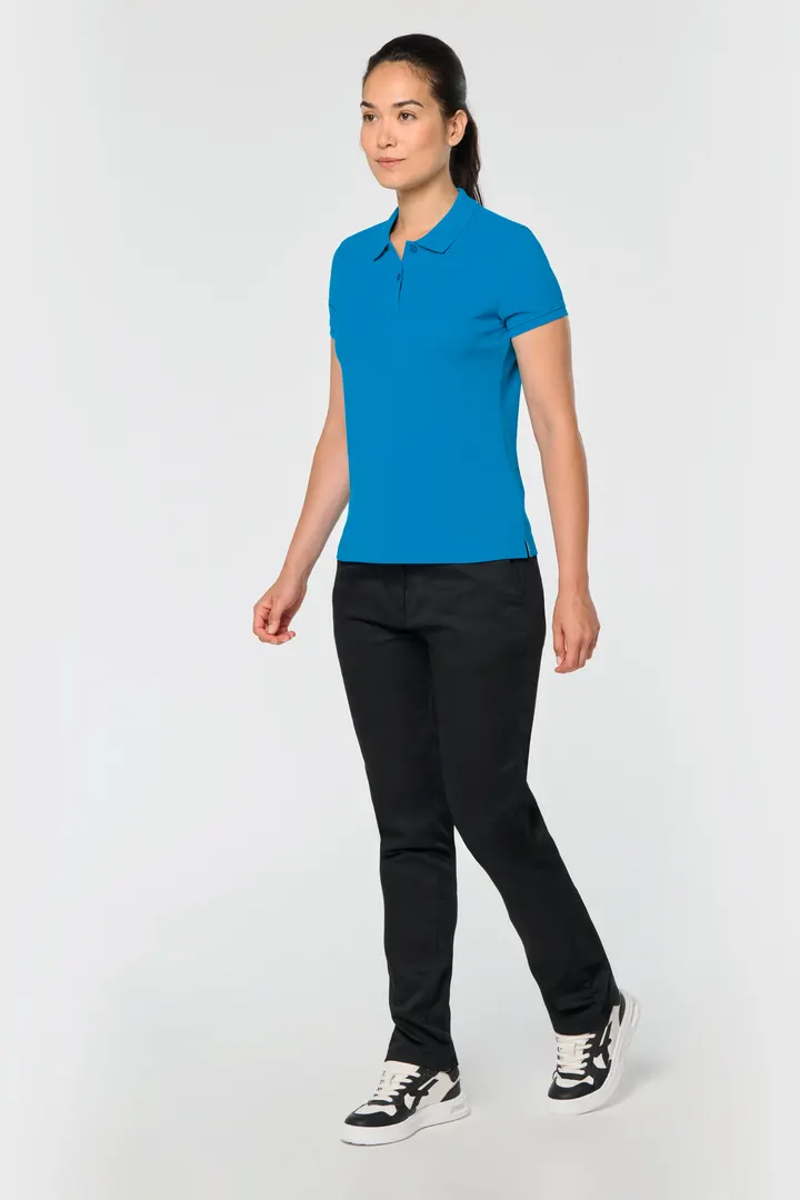 Kurzarm-Polohemd für Damen 11