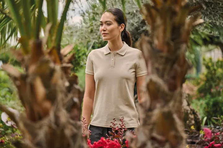 Kurzarm-Polohemd für Damen 13