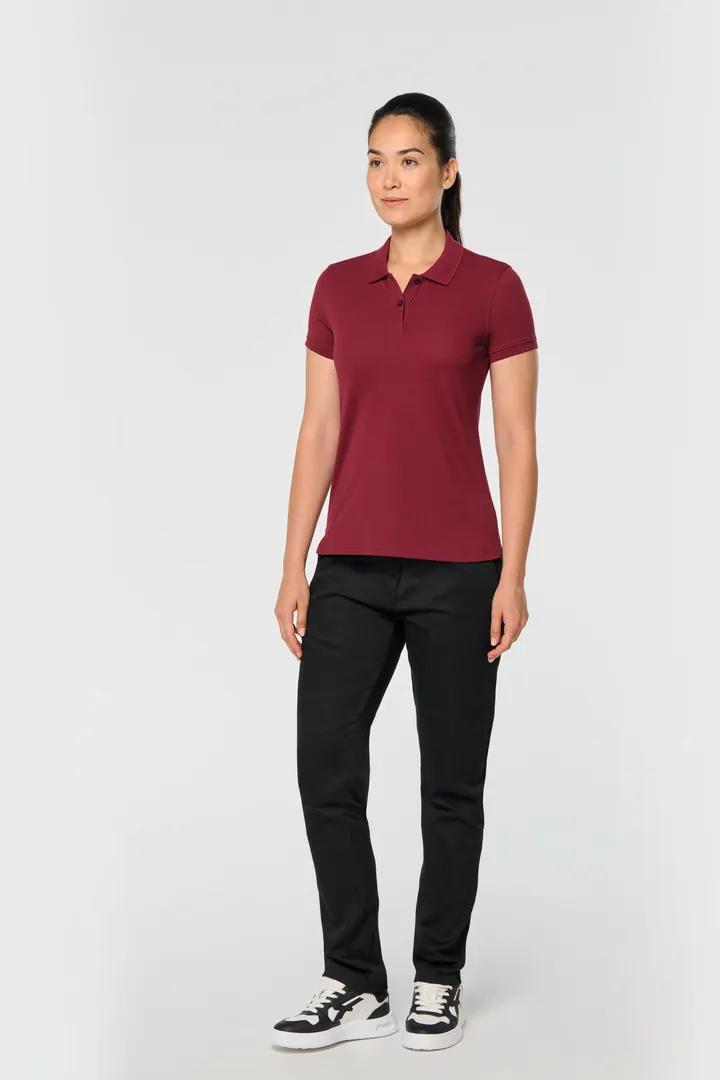 Kurzarm-Polohemd für Damen 17