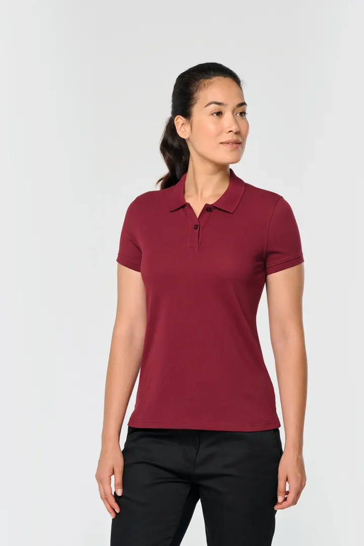 Kurzarm-Polohemd für Damen 20