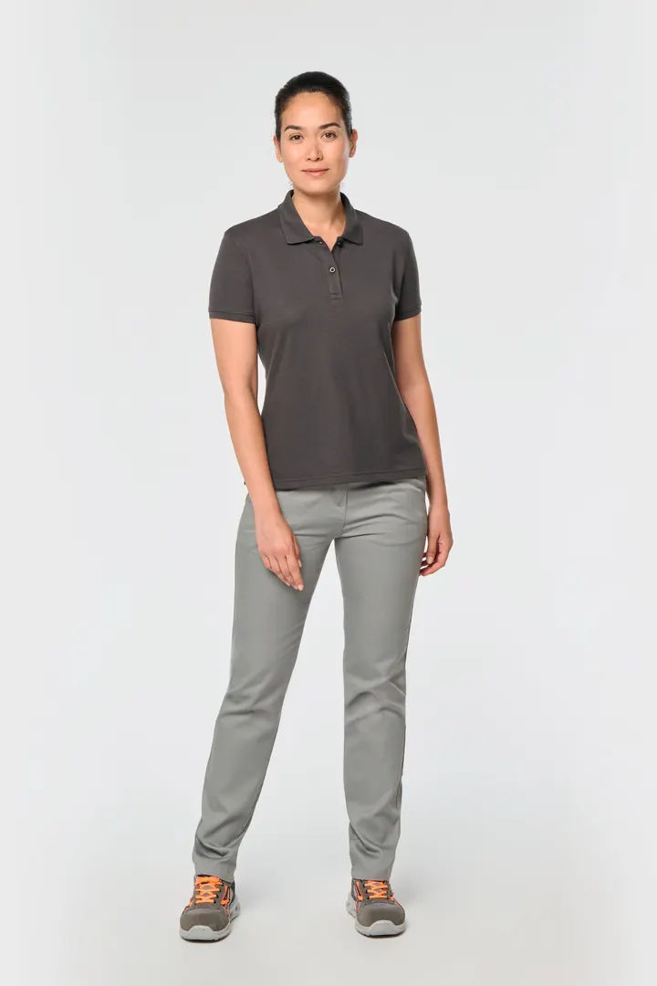 Kurzarm-Polohemd für Damen 22
