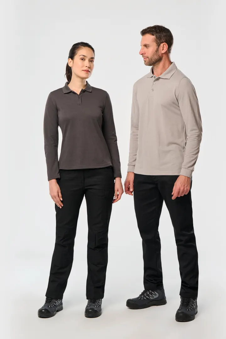 Langarm-Polohemd für Damen 20
