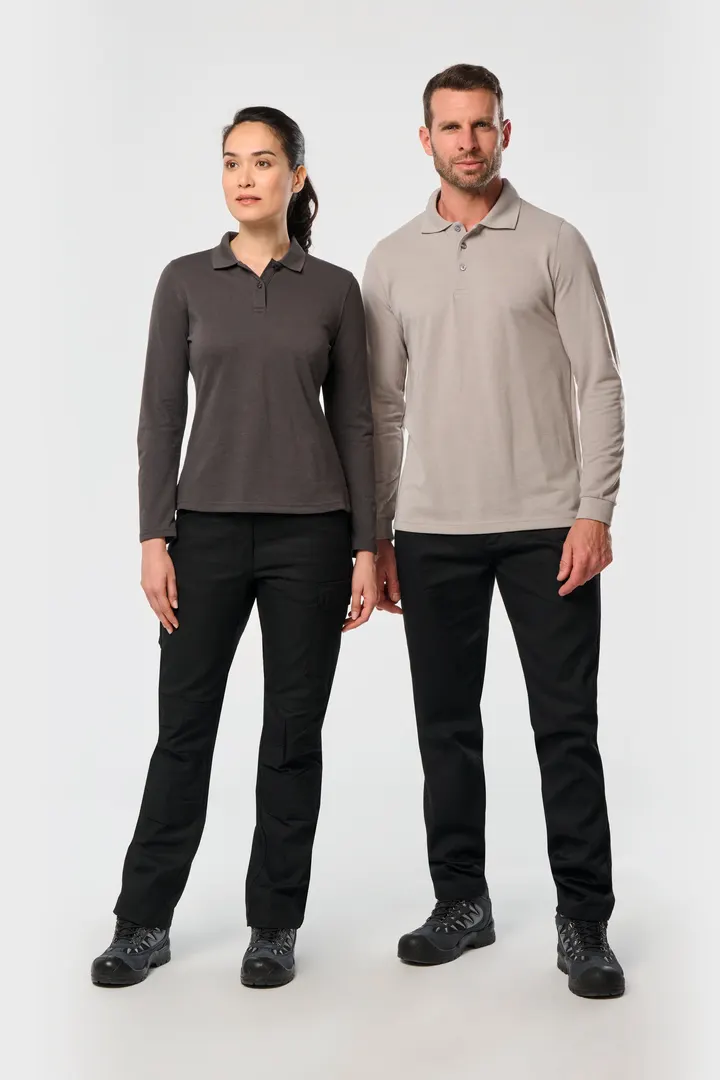 Langarm-Polohemd für Damen 19