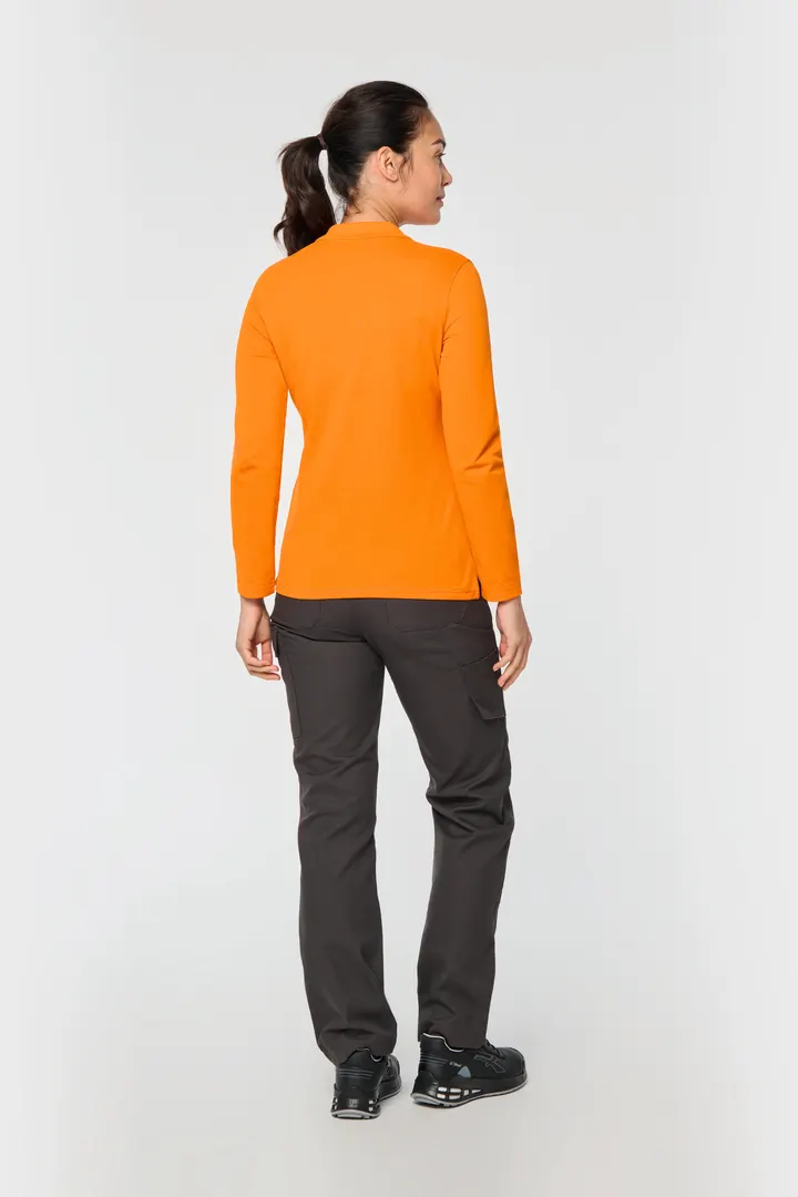 Langarm-Polohemd für Damen 15