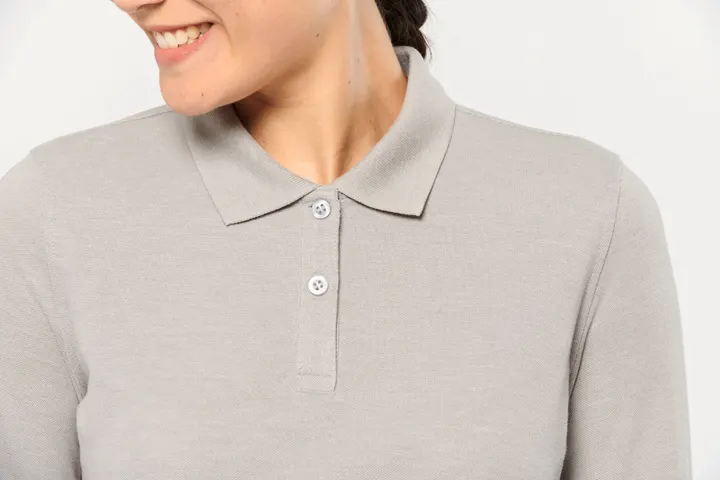 Langarm-Polohemd für Damen 18